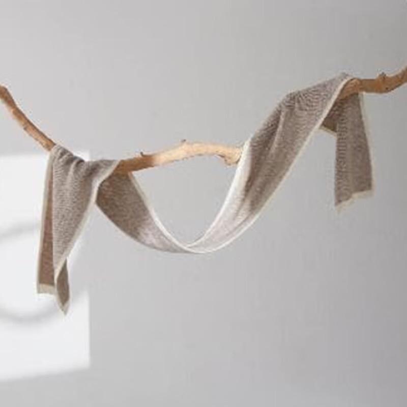 HAOMAN TEXTIELS Cashmere Blend Knitted Scarf