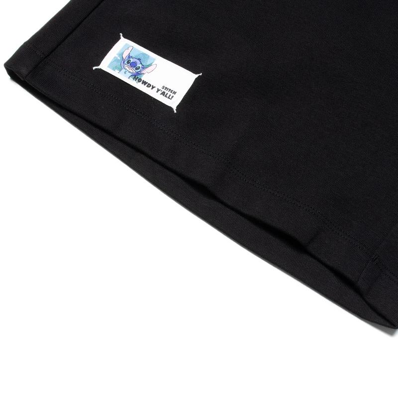 Li Ning X Disney Collaboration Stitch Series Cartoon Print Loose Casual Shorts Women shorts Black AKST482-1