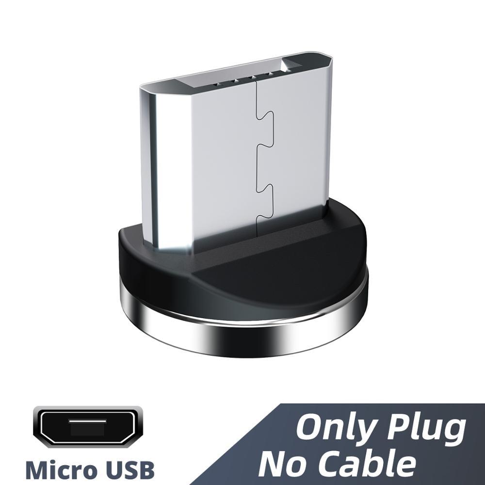 Кабель с магнитной вилкой типа C, вилка Micro USB C, кабель для быстрой зарядки, адаптер для мобильного телефона iPhone, Samsung, Xiaomi, Huawei, вилка для зарядного устройства