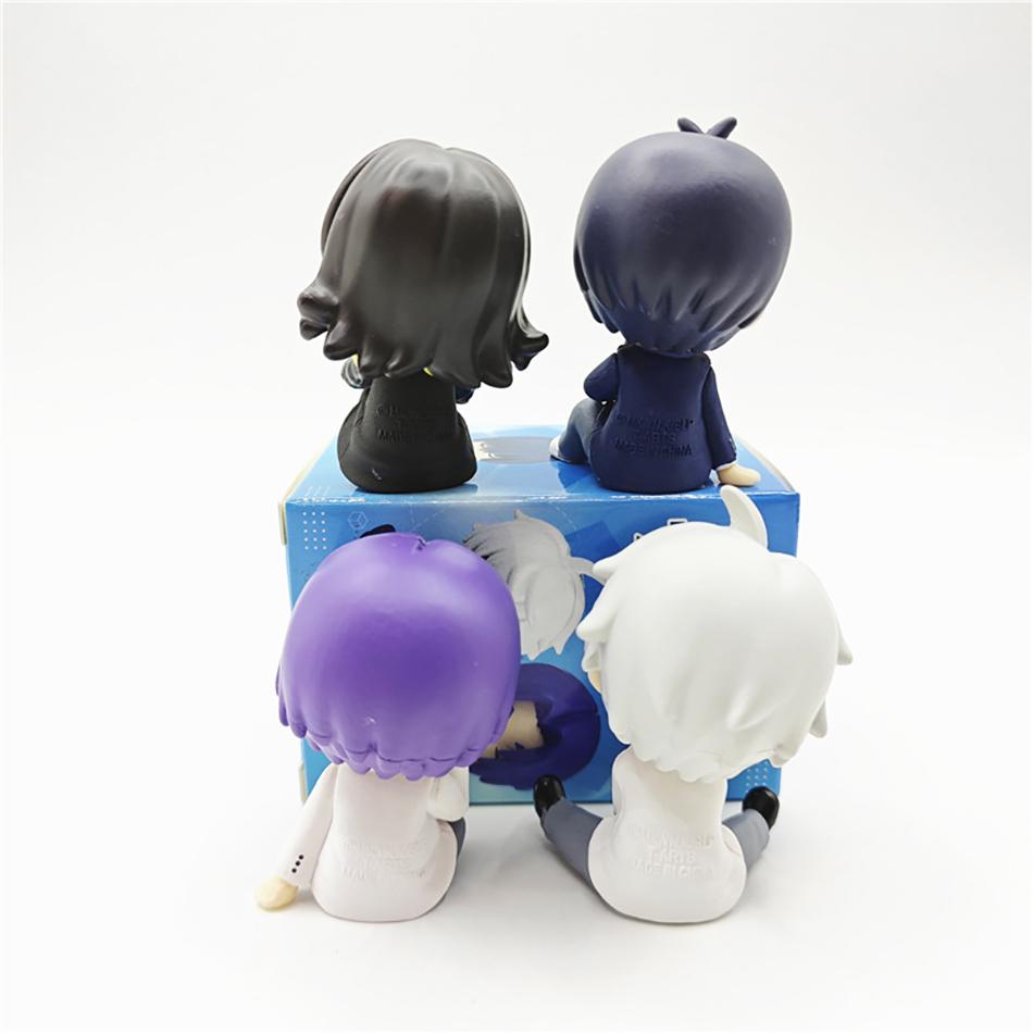 Blue Lock Gk Anime Figure 5cm Isagi Yoichi Bachira Meguru Shoulder To Shoulder Sleep Q-Version Kawaii Model Statue Kid Toy Gift