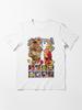 Street Fighter Character Map Print Tshirt Unisex Retro Game Short Sleeve Trendy High Quality Pure Cotton Loose Casual Streetwear