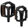 Cyfie Bicycle Pedals Inch Flat Pedals Double Sided Thin Lightweight Road Bike Cross Bike MTB Pedals with Pins Left and Right Set 9/16 Non-Slip