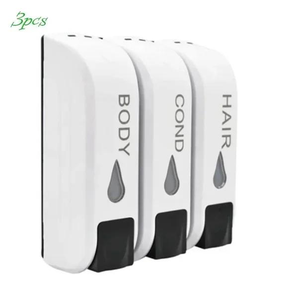 Practical Wall-mounted Soap Dispenser 1/2/3Pcs Shower Gel Hand Soap Shampoo Bathroom And Kitchen Soap Bottle