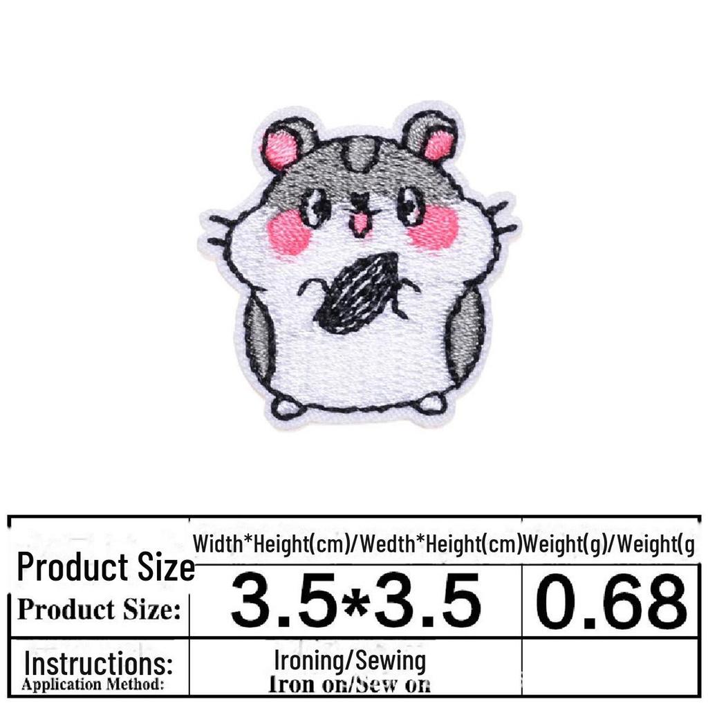 Нашивки с изображением животных для украшения детской одежды