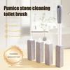 Pumice Stone Toilet Brush Set Long Handle Toilet Cleaning Tool with 1 Handle 4 Pumice Stones Bathtub Stain Remover