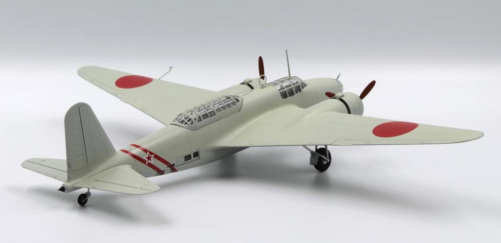 ICM 1/72 Scale Japanese Army Ki-21-Ib Type 97 Heavy Bomber Plastic Model Kit 72203, Pre-painted