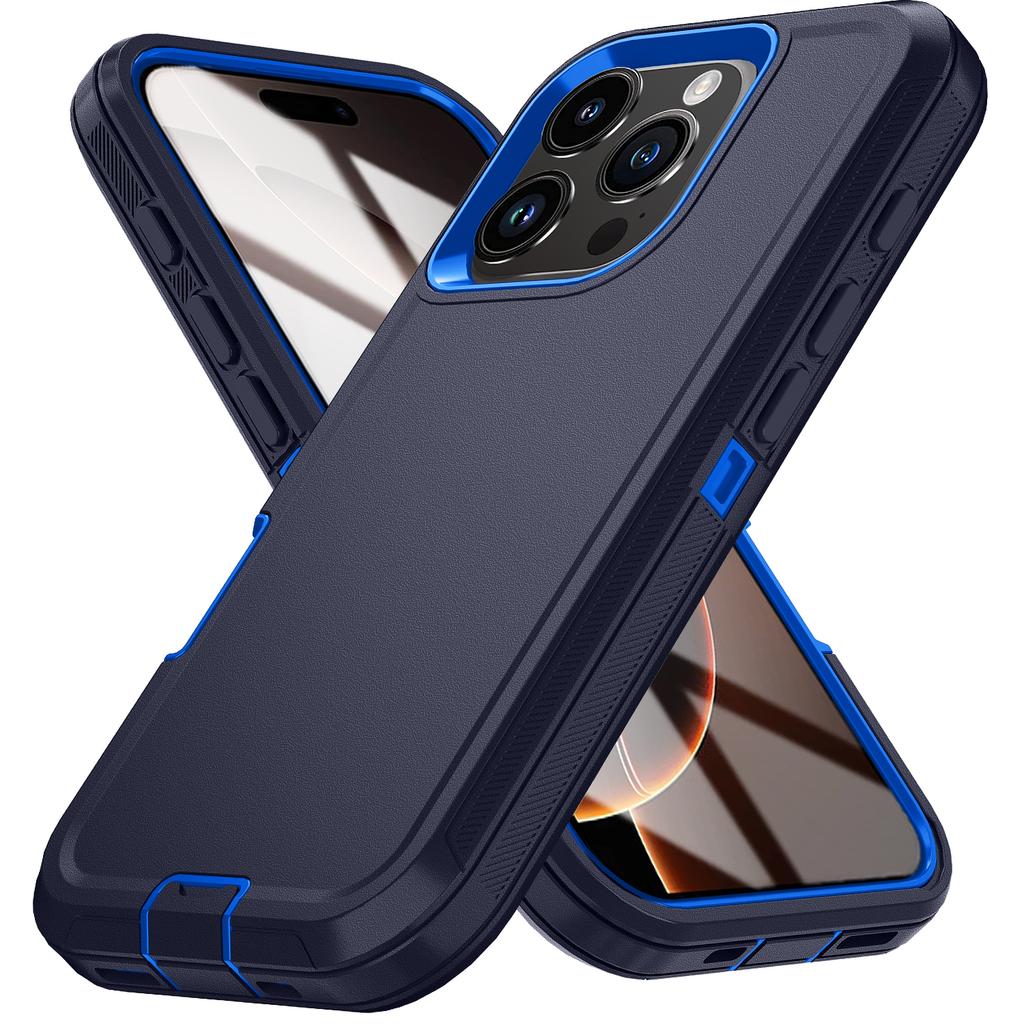 Ударопрочные Бронированные Защитные Чехлы Для Телефона Для Iphone 16 Pro Max 13 12 Mini 14 Plus 11 15 Pro Max 16E Жесткий PC+TPU Подставка Защитный Чехол