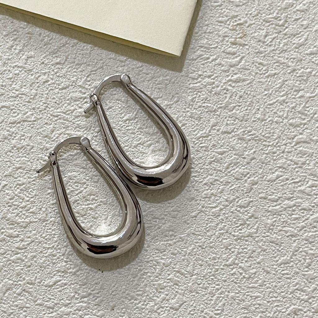 Xiaomi 925 Sterling Silver Earrings For Women Trendy Simple Gold Color Earring Jewelry Prevent Allergy Party Christmas Accessories