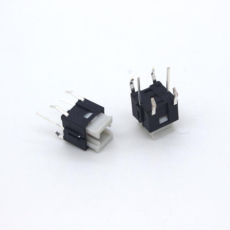 Illuminated 6x6x7.2 mm Tactile Switch with Red LED - Push Button Available in Multiple Colors