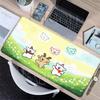 Kawaii Line Dog Mouse Pads Large Gaming PC Computer Gamer Keyboard Lockedge Mats Soft Rubber Mats Anti-slip Carpet Free Shipping