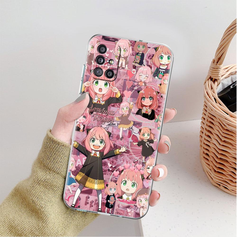 Прозрачный чехол с изображением аниме SPY X FAMILY для Samsung Galaxy A52 A12 A51 A32 A21s A71 A32 A22 A50 A70 A31 A72 5G