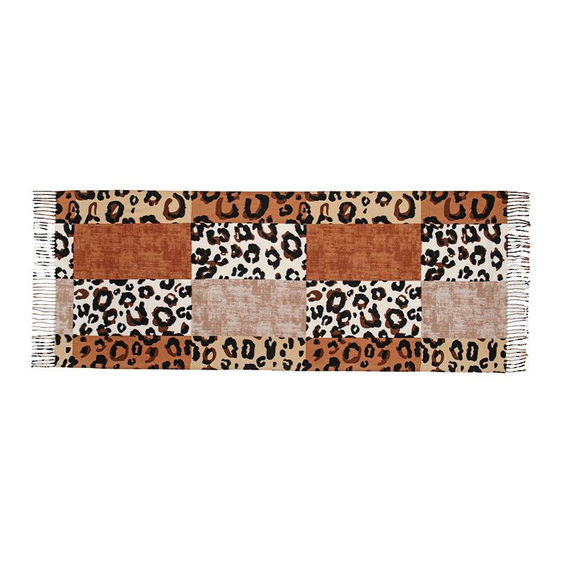 Зимний Сексуальный Леопардовый Шарф с Кисточками из Кашемира Женский Пашмина Шали Теплое Одеяло Накидки Женский Фуляр Бандана Брендовый Толстый Хиджаб