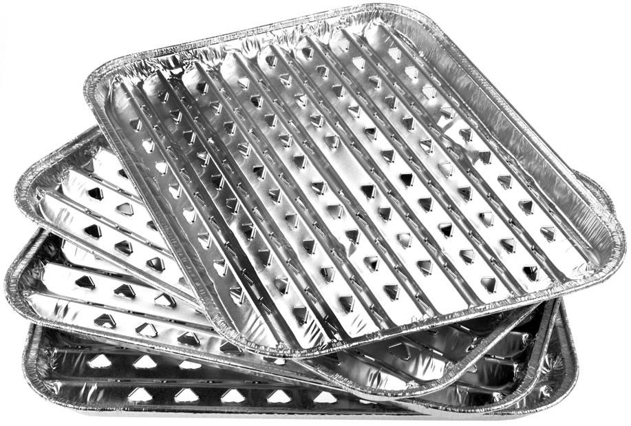 Tacki Aluminiowe Tacka Grill Piknik 28X22 5Cm 4Szt