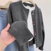 2025 Women's European & American Color Block Button Sweater