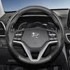Подходит для Hyundai, Чехол на руль с текстурой под карбон, Сегментированный дизайн с быстрым снятием, Прочный, для Tucson Elantra Avante I30 Седан