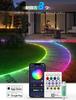 Светодиодная лента IKERY Neon Light MagicColor Flowing, водонепроницаемая, 10 м, пульт дистанционного управления и приложение для смартфона, подсветка для ПК и ТВ, игровой свет для помещений