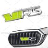 JBIW9 3D Chrome Metal Car Styling VRS Logo Front Grille Emblem Sticker For Skoda Octavia Fabia Rapid Superb Kodiaq Rear Trunk Decor