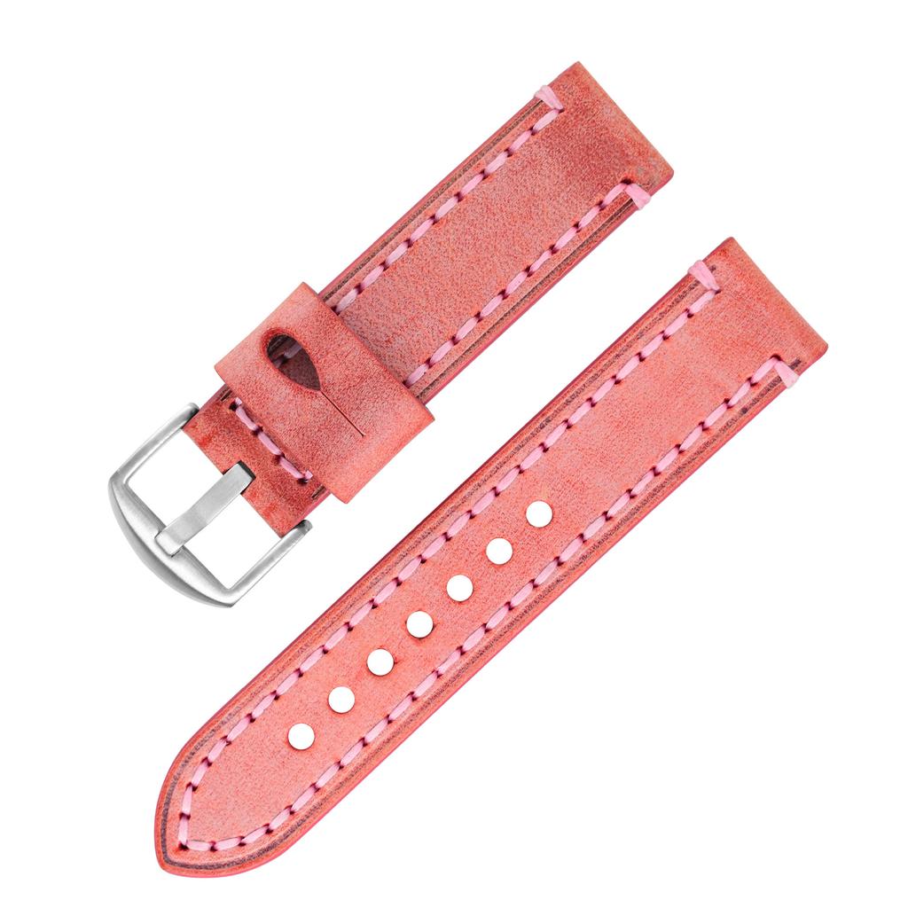 Applicable Apple Strap Soft Vegetable Tanned Horse Rein Leather Cowhide Handmade Thickened Genuine Leather Strap Iwatch Men'S And Women'S