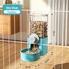Cat Hanging Type Pet Water Dispenser Dog Drinking Supplies Hanging Cage Dog Basin Cat Bowl Automatic Feeder