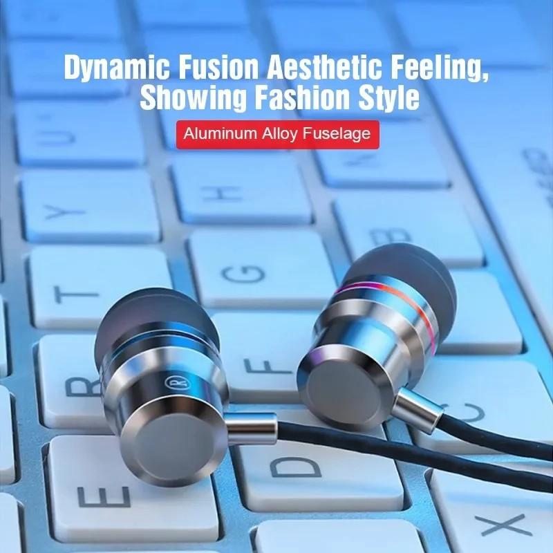 3,5 мм проводные металлические наушники HiFi Super Bass стерео музыка с HD микрофоном шумоподавление гарнитура вкладыши