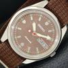АВТОМАТИЧЕСКИЕ ВИНТАЖНЫЕ МУЖСКИЕ ЧАСЫ SEIKO JAPAN 6309A С КОРИЧНЕВЫМ ЦИФЕРБЛАТОМ a700467-5