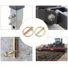 Heavy-duty Pin Combination - M5 or M6 Quick Release Bolt Clamp Lock, Suitable for Agricultural Tractors, Trailers, Trucks, and Lawn Mowers