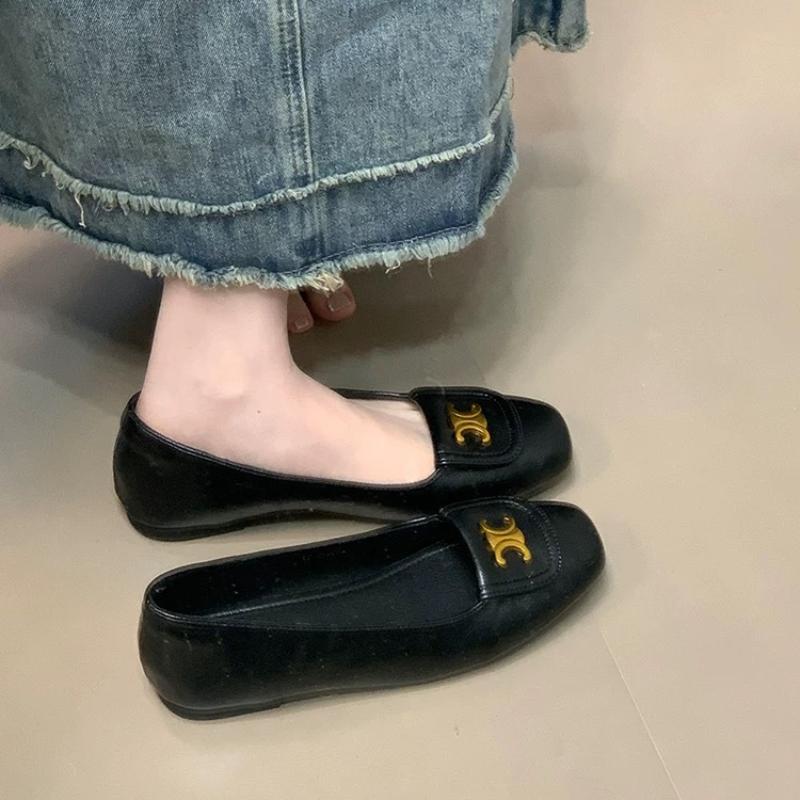 Женские модные повседневные удобные подошвы женские белые эластичные балетки из искусственной кожи с металлическими буквами на одну ногу