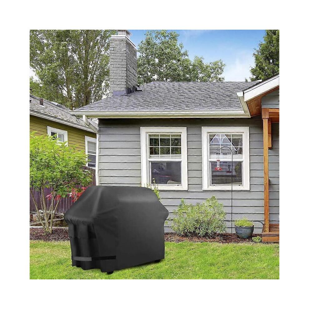 Barbecue cover made of durable and waterproof 210D Oxford fabric (145 x 61 x 117 cm)