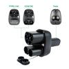 CCS2 To Tesla AC DC EV Charger Adapter 250A 1000V EV Car Converter Tesla Car Charger For Model 3 Y X S