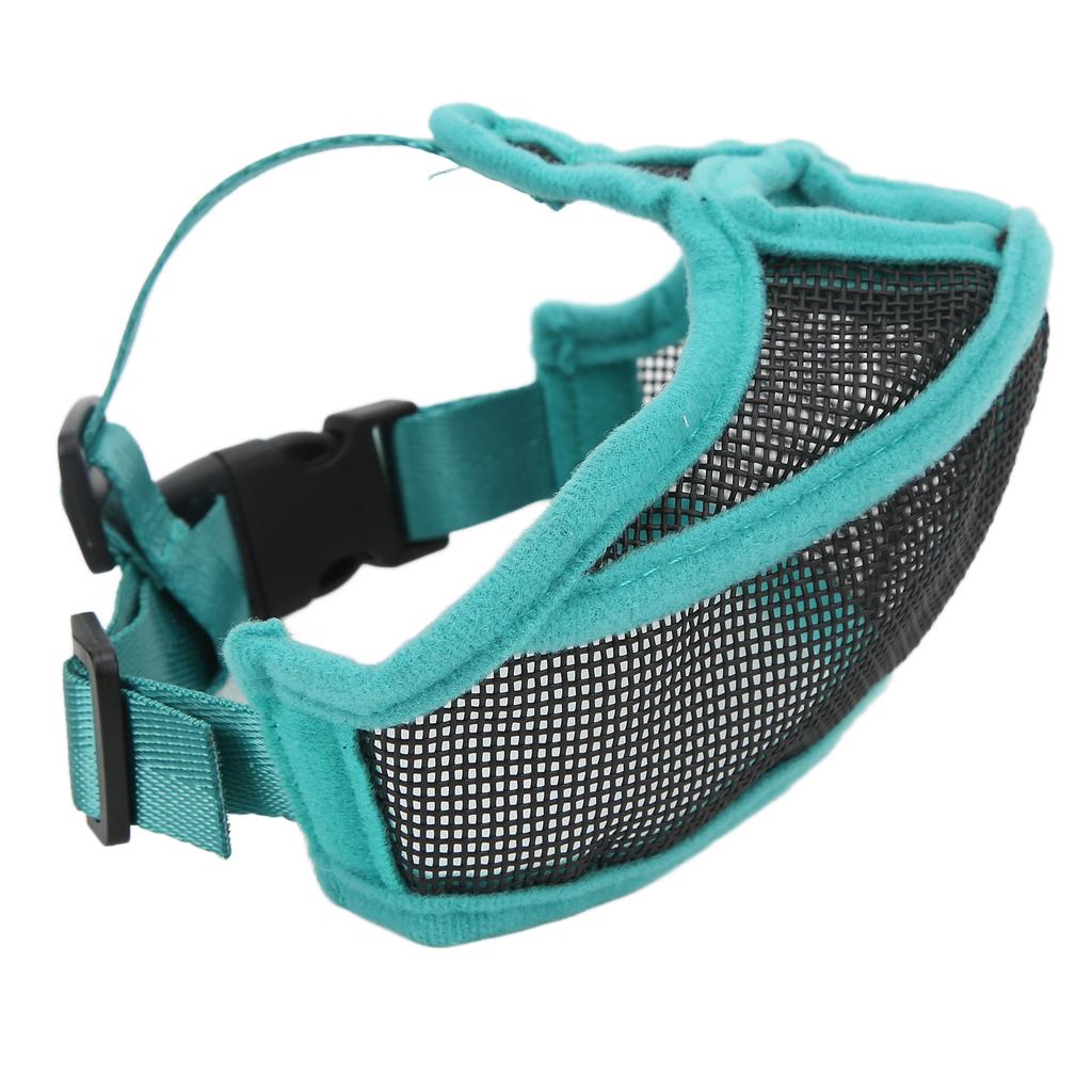 Short Snout Dog Muzzle Mesh Adjustable Breathable Anti Biting Bulldog Short Snout Muzzle for Dogs