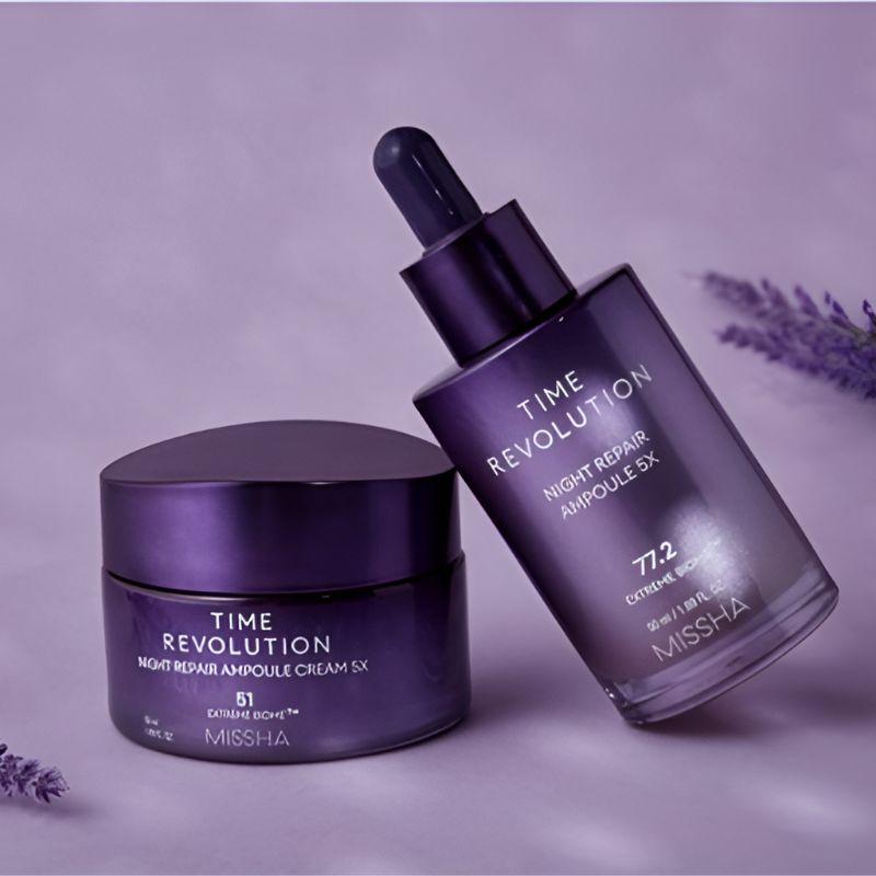MISSHA Time Revolution Night Repair 5X Специальный набор дуэт