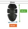 Motorbike Armour Inserts Jacket Trousers Elbow Shoulder Knee  Rubber Pads CE - 1621