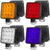 1PCS Car LED Bar 48w 16LED Work Light Super Bright Pod Lighting Truck Off Road Tractor Spotlight 12v 24v Driving Fog Lamps