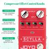 JOYO R-27 SCYLLA Bass Compressor Pedal High Dynamic Control Range Studio-grade Bass Guitar Pedal with ATTACK/RELEASE/RATIO Knobs