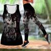 Personalized Retro Style Print Yoga Outfit for Women Fashion Workout Leggings Fitness Sports Casual Yoga Pants