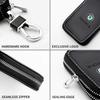 For Skoda Scala Car Sticker For Skoda Models Genuine Leather Car Key Cover - Key Case, Wallet, Keychain Bag - Accessories (Octavia Kodiaq Kamiq