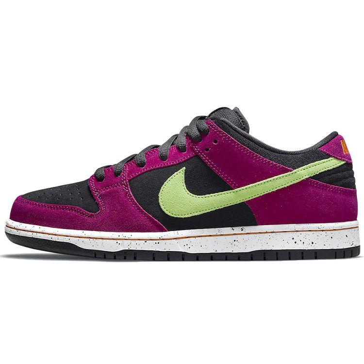 Nike Dunk Low Pro SB Red Plum Unisex Sneakers Purple Black Taxi BQ6817-501