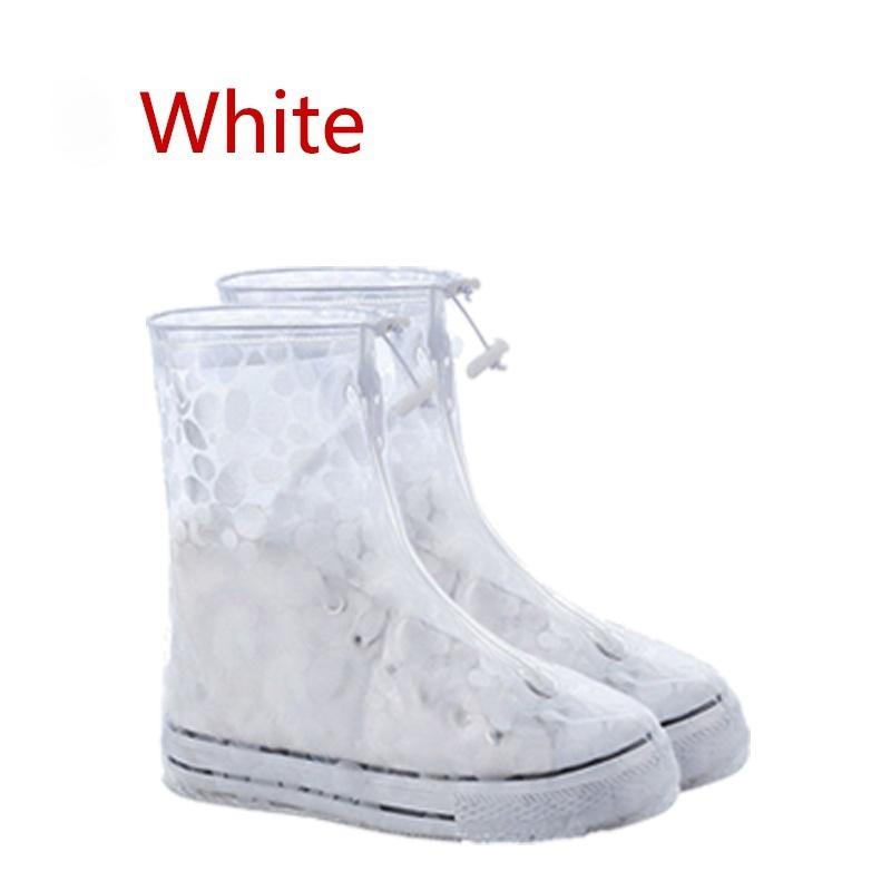 1 Pair Unisex Outdoor Rain Waterproof Protector Shoes Boot Cover Unisex Rain Shoe Covers Anti-Slip Rain Shoes Cases