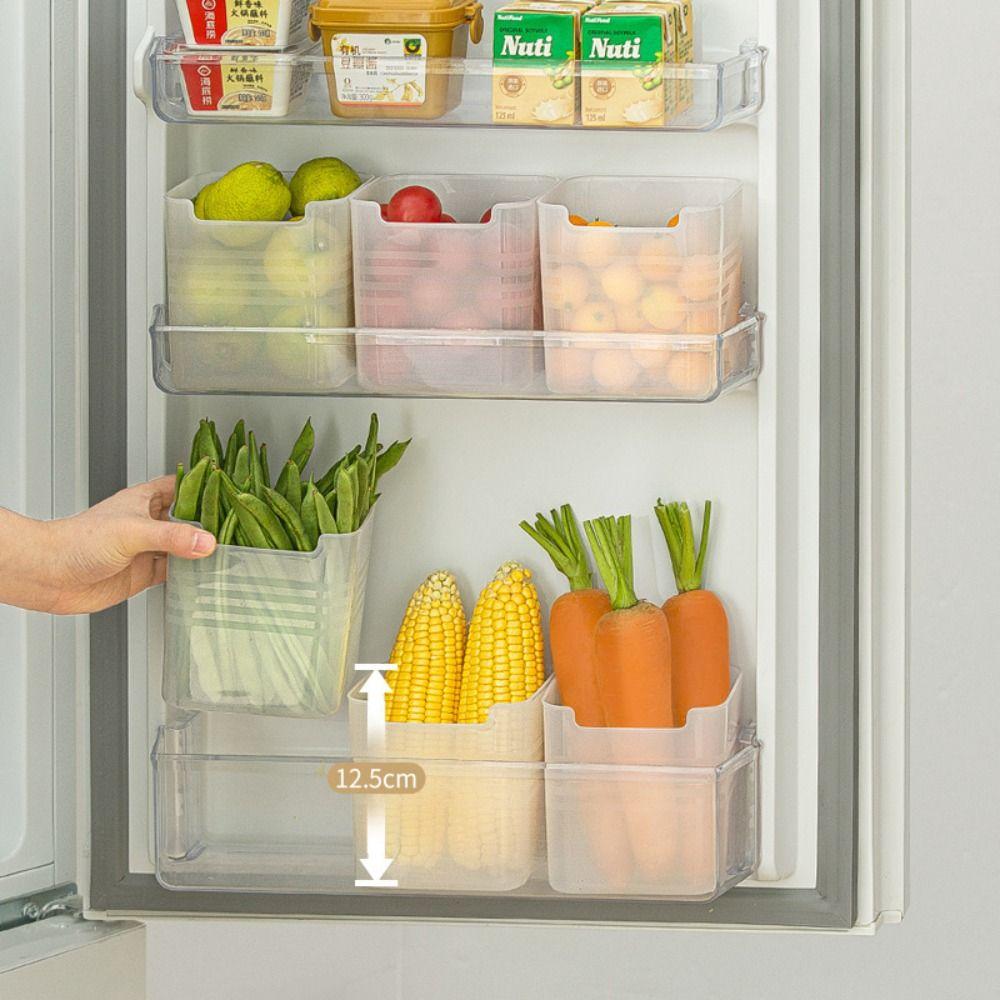 Transparent Food Fridge Storage Box Stackable Food Fresh Box  for Kitchen Organizer