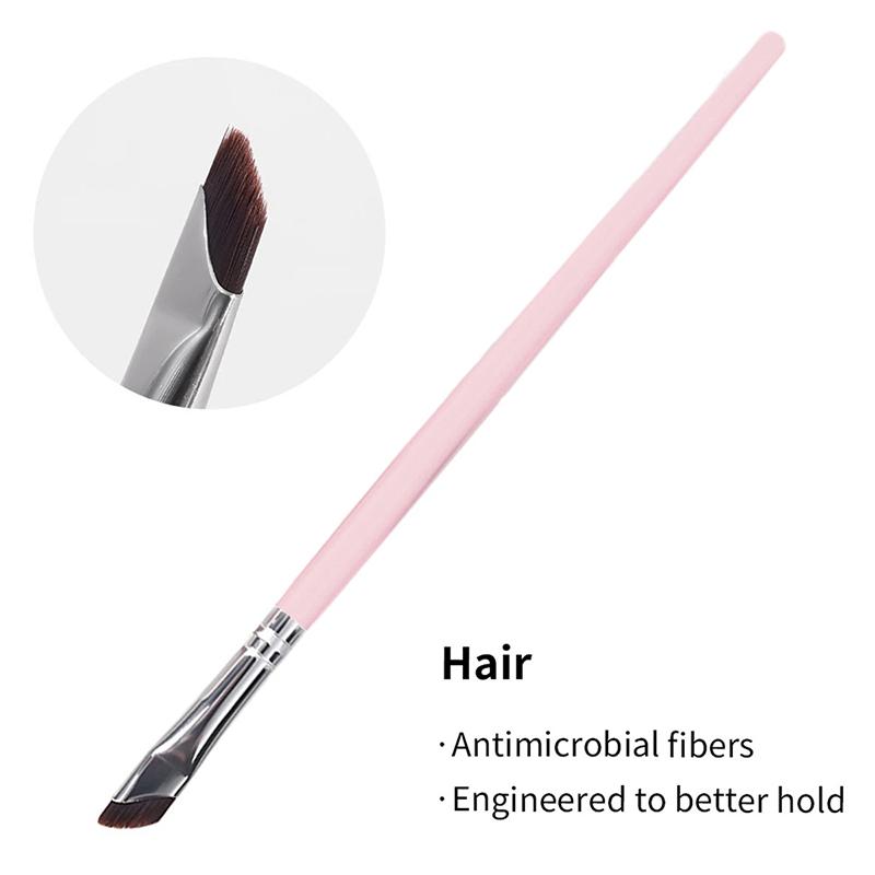 Подводка для глаз Pink Blade, ультратонкая, с тонким углом, плоская кисть для бровей, кисть для макияжа под глазами, точная кисть для детализации