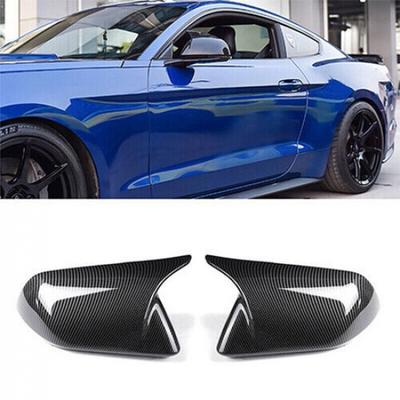 Для 2015- Ford Mustang Крышки Зеркал Заднего Вида и Боковых Зеркал из Углеродного Волокна 'M Horn'
