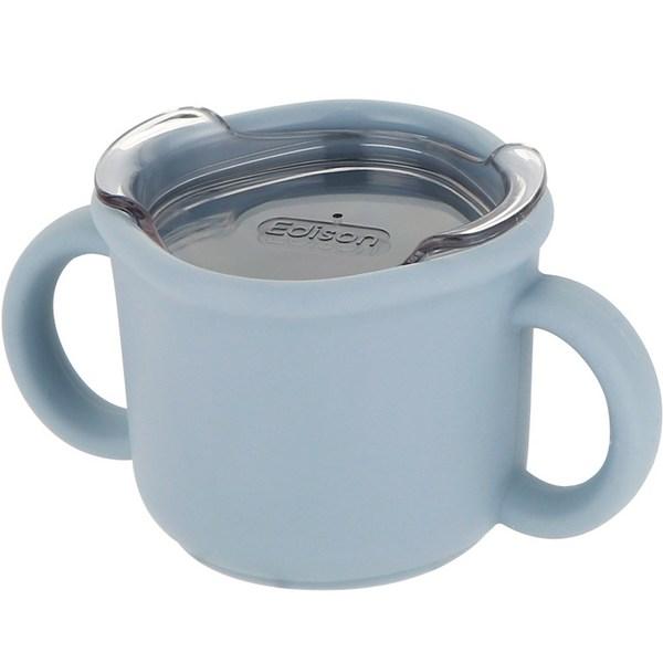 Edison Premium Silicone Training Cup 150ml, Blue, 1 Piece, Popular Korean Parenting Items