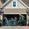 1pc [Ghostly Charm] Halloween Ghost House Decoration in Dead Wood Ruins Banner | Durable and Multi functional