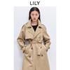 LILY винтажный хаки ветровка в британском стиле