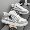 2024 New Men's Skateboard Shoes Comfortable and Breathable Vulcanized Shoes Fashionable Lace-up Platform Shoes Sapato Masculino