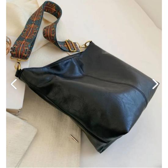 Женская роскошная сумка через плечо с узорчатым ремешком на молнии, качественная обработка и мягкая искусственная кожа