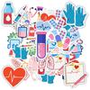 35pcs Cartoon Stickers Playful Doctor Stickers Cartoon Stickers For DIY Phone Laptop Scrapbook Bike DIY Phone