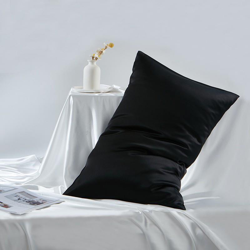 100% Pure Mulberry Silk Pillowcase Double-Sided Smooth 22 Momme Solid Color Zipper Or Envelope