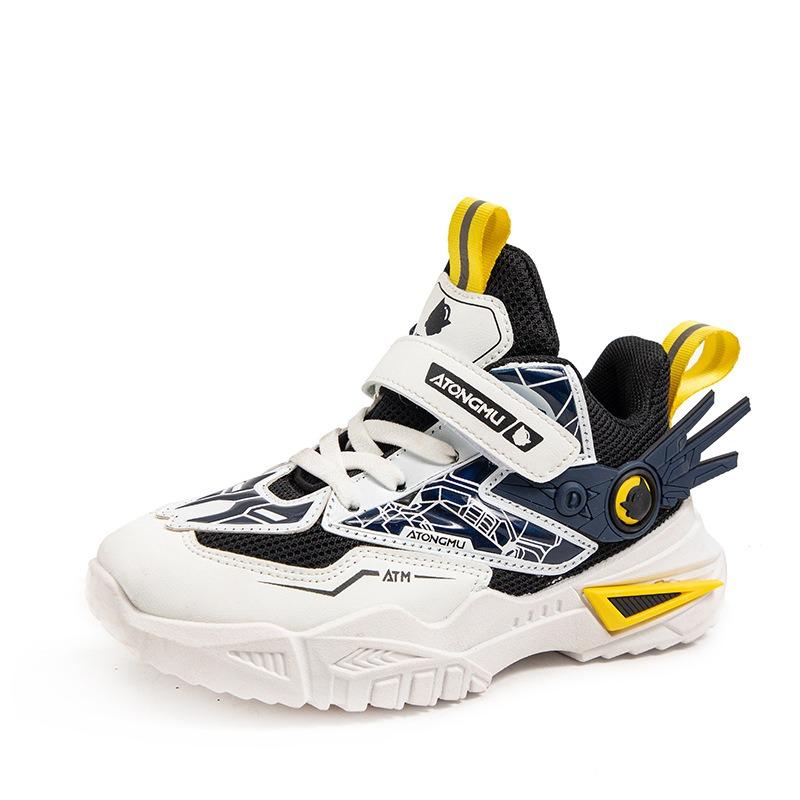 Детские весенне-осенние красивые сетчатые кроссовки для студентов, повседневные кроссовки с мягкой подошвой для маленьких мальчиков, кроссовки для девочек