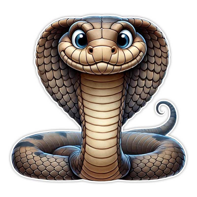 Twisted Snake Car Sticker Vinyl Decal Waterproof Rear Window Motorcycle Camper Bumper Truck Laptop Decoration TM307